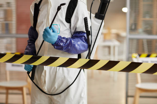 Professional Biohazard Cleanup technician working in Northfield, OH